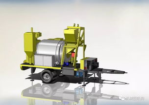 可移動小型瀝青制造機(jī)3d數(shù)模圖紙 solidworks設(shè)計(jì)